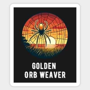 Golden Silk Orb Weaver Magnet